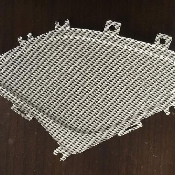 A piece of customized car speaker grille