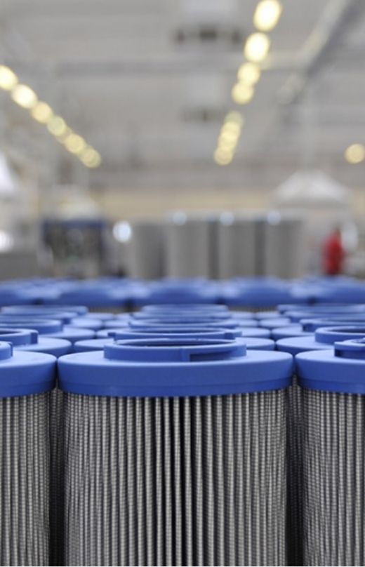 Several air filter with micro expanded metal inner and outer supporting mesh.
